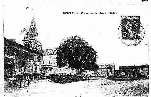 Ville de DONTRIEN Carte postale ancienne