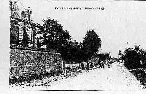 Ville de DONTRIEN Carte postale ancienne