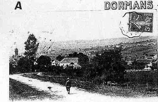 Ville de DORMANS Carte postale ancienne