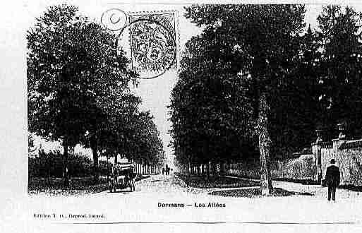 Ville de DORMANS Carte postale ancienne