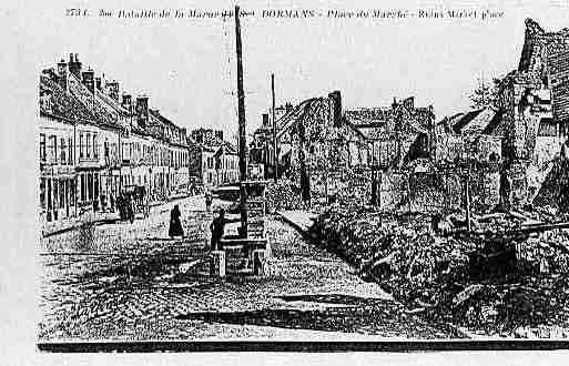 Ville de DORMANS Carte postale ancienne