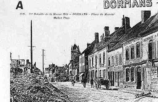 Ville de DORMANS Carte postale ancienne