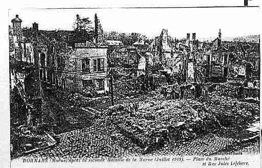 Ville de DORMANS Carte postale ancienne