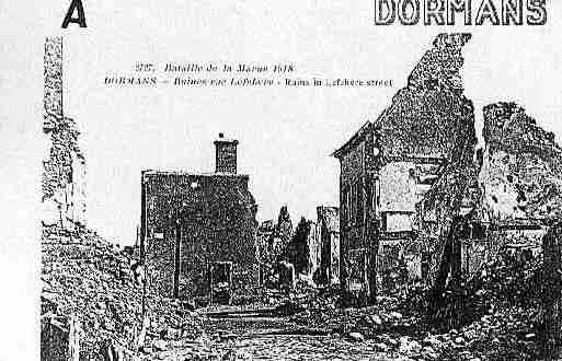 Ville de DORMANS Carte postale ancienne