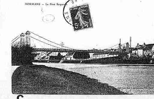 Ville de DORMANS Carte postale ancienne