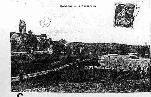 Ville de DORMANS Carte postale ancienne