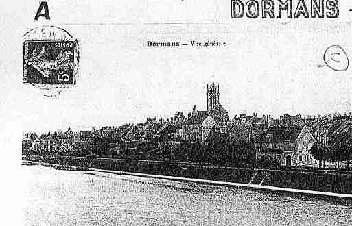 Ville de DORMANS Carte postale ancienne