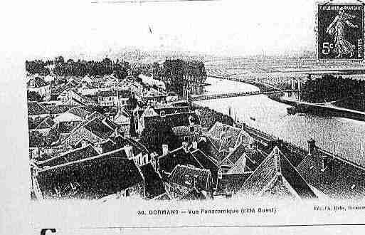 Ville de DORMANS Carte postale ancienne