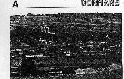 Ville de DORMANS Carte postale ancienne