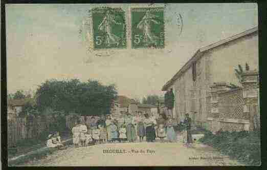 Ville de DROUILLY Carte postale ancienne