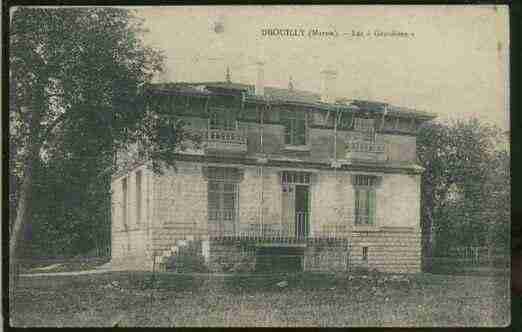 Ville de DROUILLY Carte postale ancienne