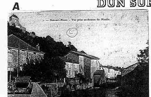 Ville de DUNSURMEUSE Carte postale ancienne