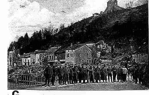 Ville de DUNSURMEUSE Carte postale ancienne