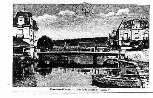 Ville de DUNSURMEUSE Carte postale ancienne