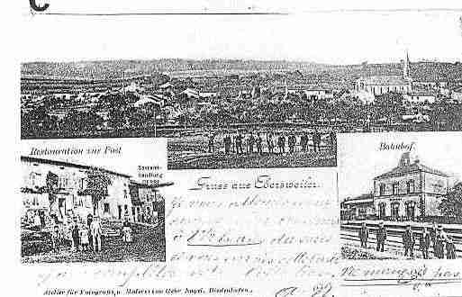 Ville de EBERSVILLER Carte postale ancienne