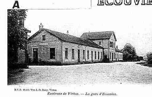 Ville de ECOUVIEZ Carte postale ancienne