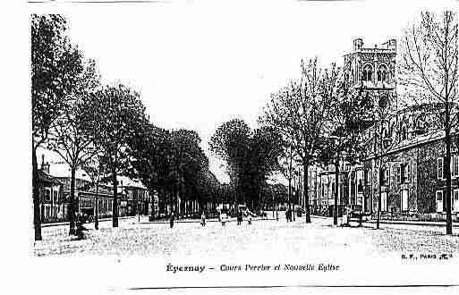 Ville de EPERNAY Carte postale ancienne