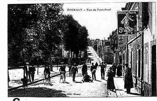 Ville de EPERNAY Carte postale ancienne