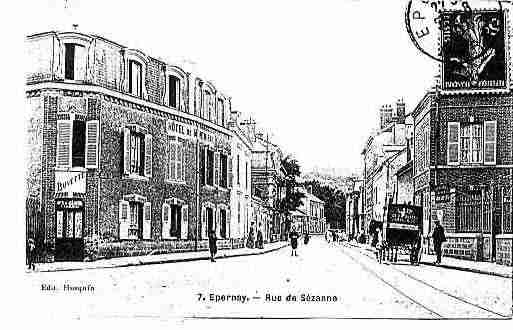 Ville de EPERNAY Carte postale ancienne