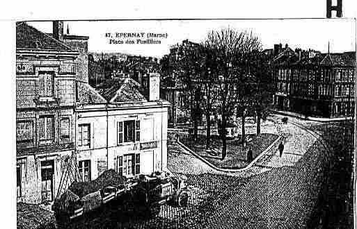 Ville de EPERNAY Carte postale ancienne