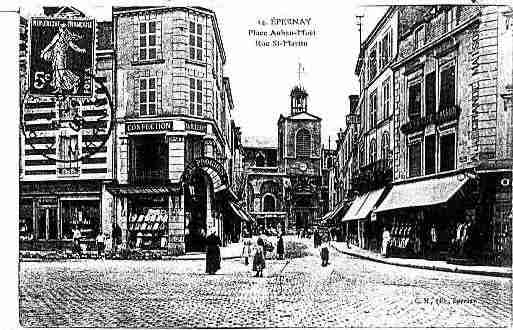 Ville de EPERNAY Carte postale ancienne