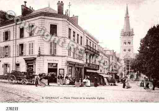 Ville de EPERNAY Carte postale ancienne