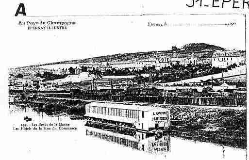 Ville de EPERNAY Carte postale ancienne