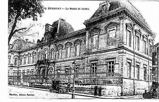 Ville de EPERNAY Carte postale ancienne