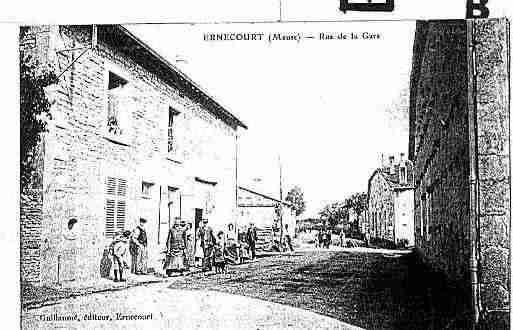 Ville de ERNECOURT Carte postale ancienne