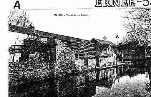Ville de ERNEE Carte postale ancienne