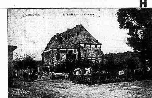 Ville de ESNESENARGONNE Carte postale ancienne