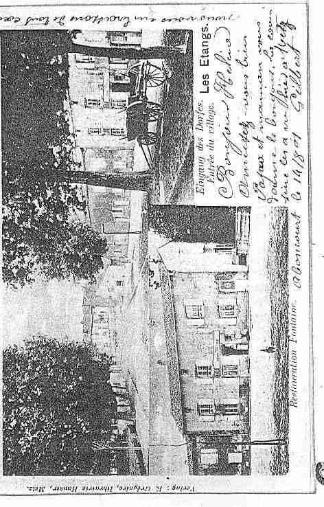 Ville de ETANGS(LES) Carte postale ancienne