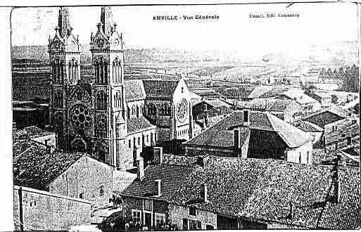 Ville de EUVILLE Carte postale ancienne