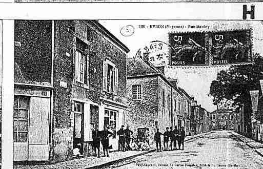 Ville de EVRON Carte postale ancienne