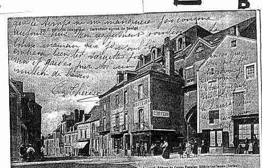 Ville de EVRON Carte postale ancienne