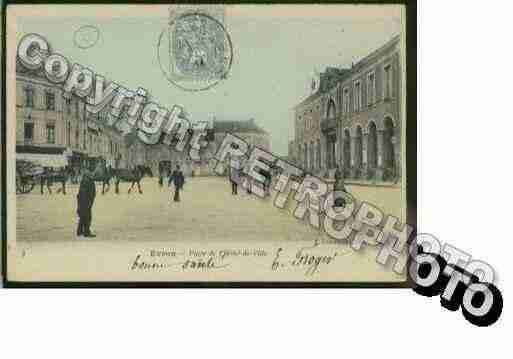 Ville de EVRON Carte postale ancienne