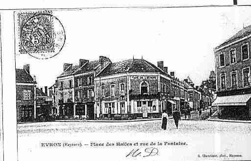 Ville de EVRON Carte postale ancienne