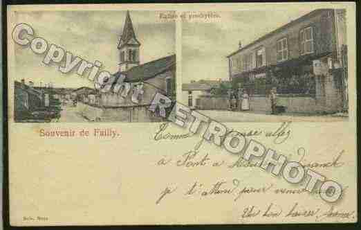 Ville de FAILLY Carte postale ancienne