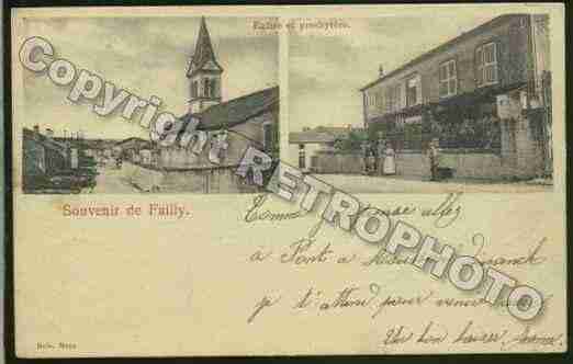 Ville de FAILLY Carte postale ancienne