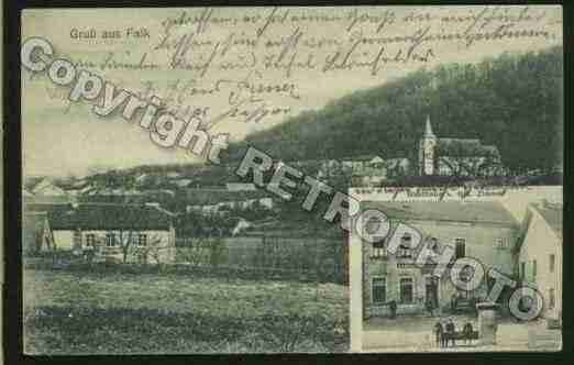 Ville de FALCK Carte postale ancienne