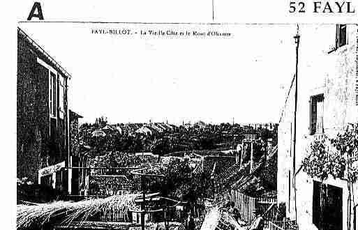 Ville de FAYLBILLOT Carte postale ancienne