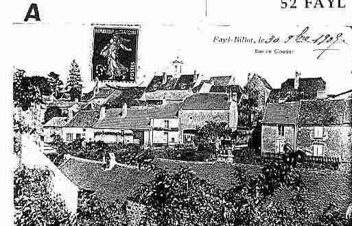 Ville de FAYLBILLOT Carte postale ancienne