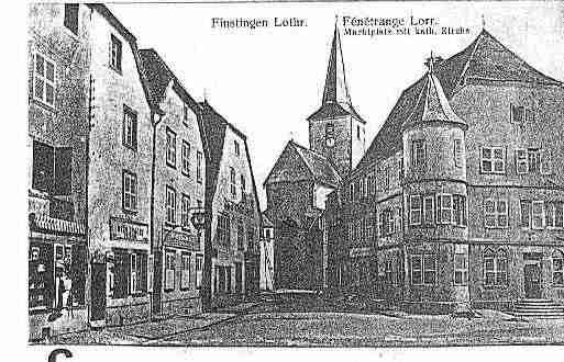 Ville de FENETRANGE Carte postale ancienne