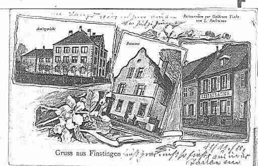 Ville de FENETRANGE Carte postale ancienne