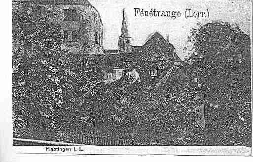 Ville de FENETRANGE Carte postale ancienne