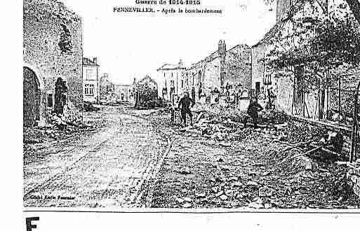 Ville de FENNEVILLER Carte postale ancienne