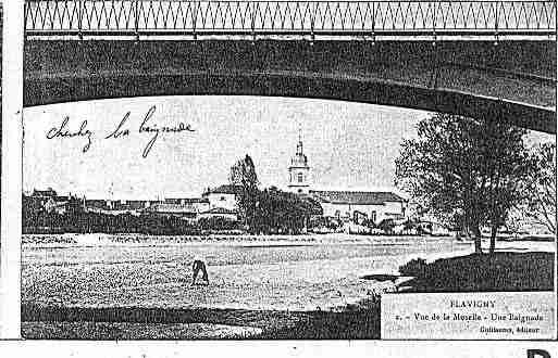 Ville de FLAVIGNYSURMOSELLE Carte postale ancienne