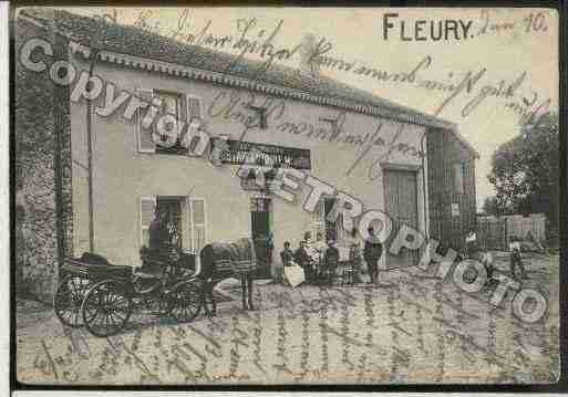 Ville de FLEURY Carte postale ancienne