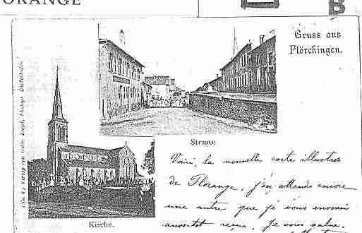 Ville de FLORANGE Carte postale ancienne
