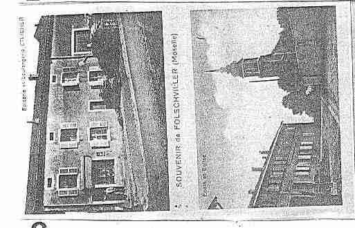 Ville de FOLSCHVILLER Carte postale ancienne